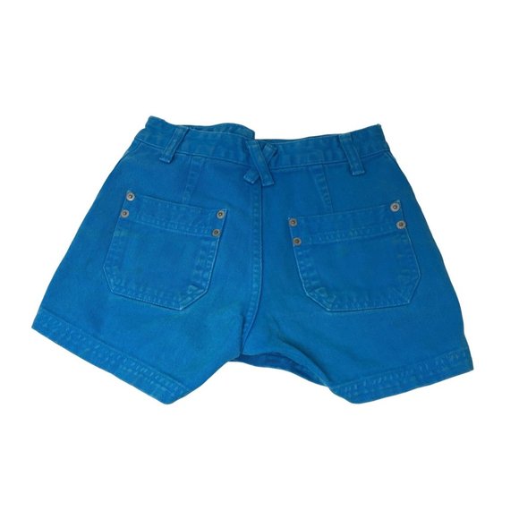 Limited Too Girls Size 8 SLIM Blue Shorts with Pockets - Picture 2 of 4